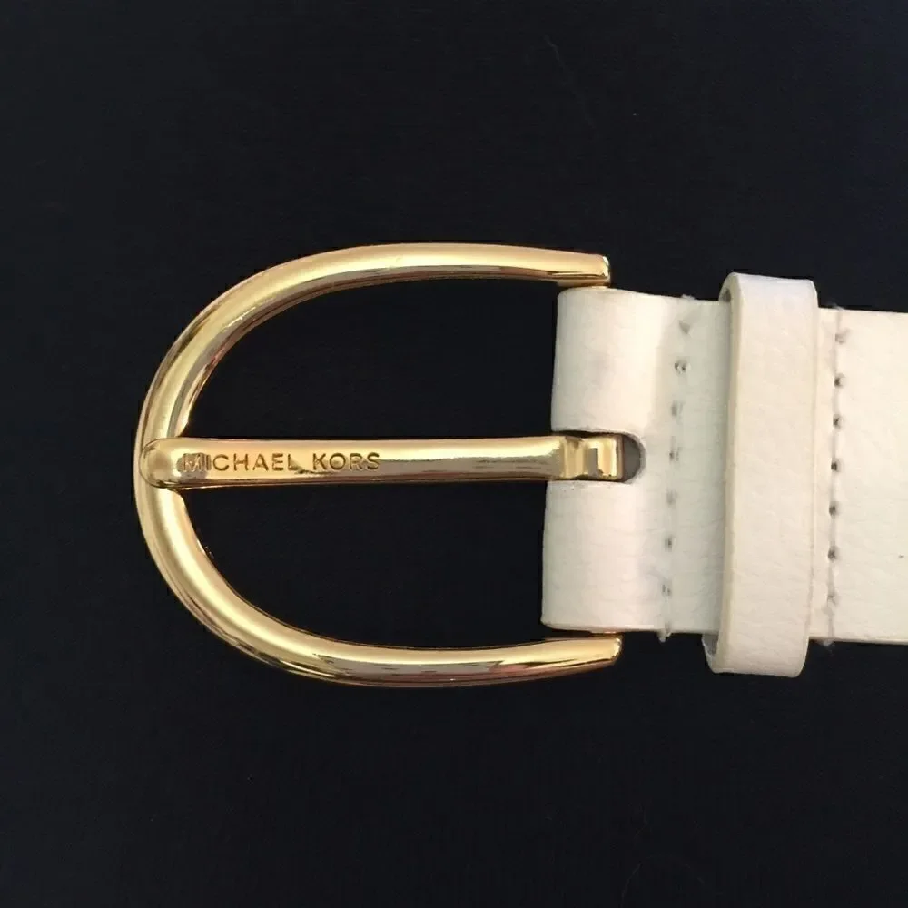 Michael Kors Studded Rhinestone 5 strand belt‎